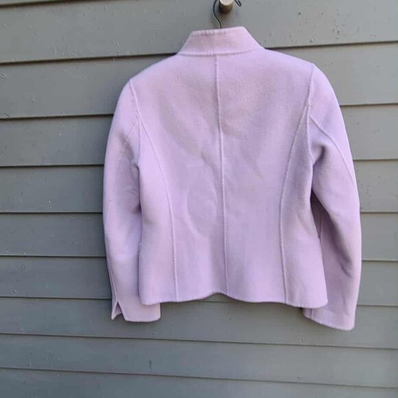 Nina McLemore Lavender Wool Jacket size 6 - Picture 3 of 7